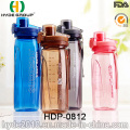 Botella de agua plástica colorida de Popualr 600ml Tritan (HDP-0812)